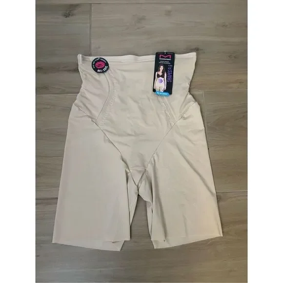 NEW Maidenform High-waist Thigh Slimmer, Firm-control Shapewear M $54 - Picture 6 of 6